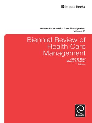 cover image of Advances in Health Care Management, Volume 11